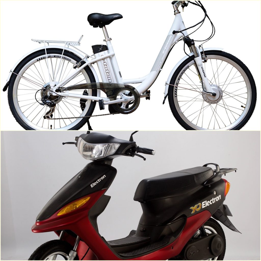 bici elettrica o scooter